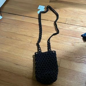 Beaded black urban outfitters bag